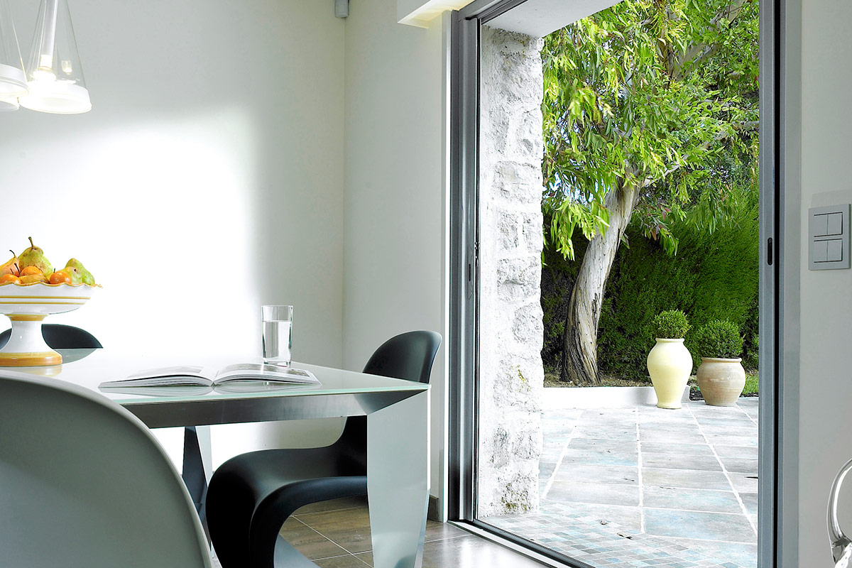 Coulissant à galandage Préfal vue intérieur