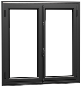 Fenêtre Aluminium PREFAL-1-vantail Tradition Pareclose moulurée