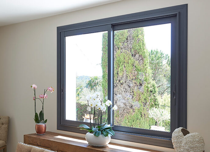 PREFAL Fenêtre coulissante vue intérieur PREFAL Fenêtre coulissante vue intérieur