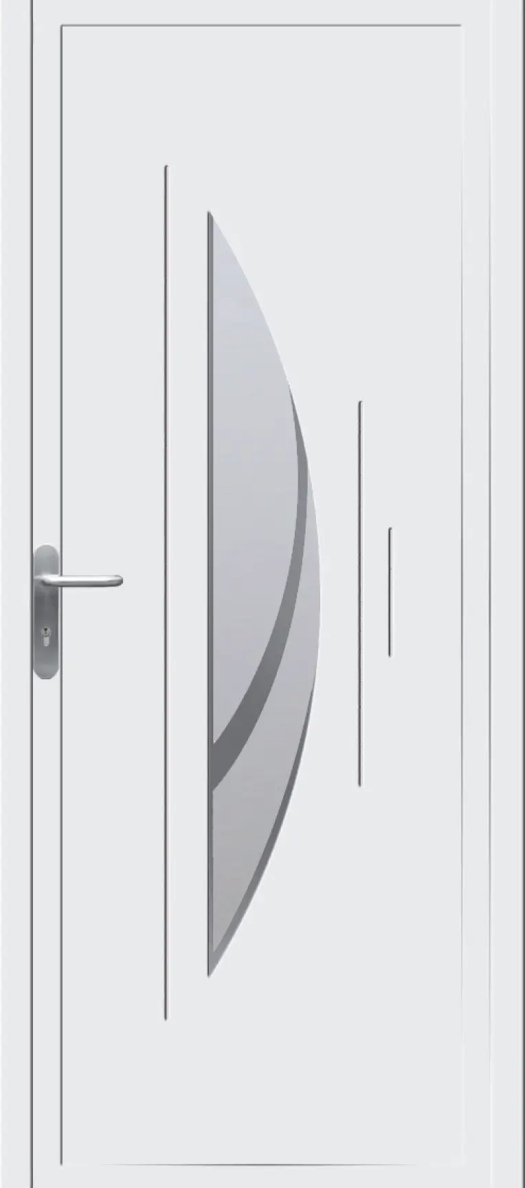 Porte PVC moderne Daudet 1