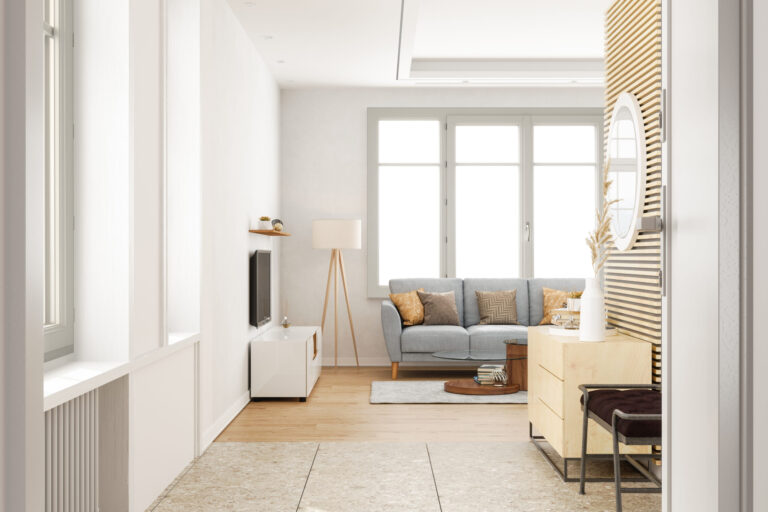Open front door to new home Guide des modèles PVC