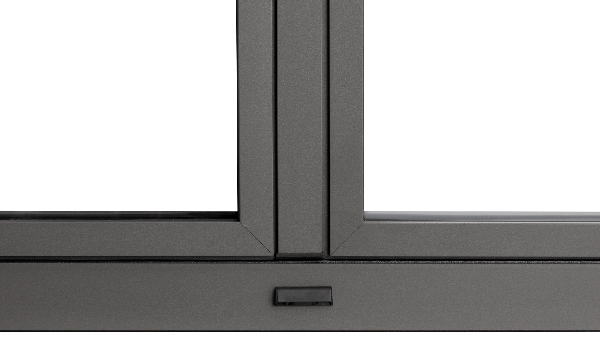 Lignes et design épuré de la fenêtre en aluminium Préfal Vision Allure