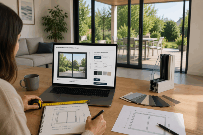 commander une porte-fenêtre coulissante sur mesure