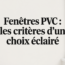 Fenêtre PVC blanche sur mesure dans un intérieur rénové, éclairée par la lumière naturelle