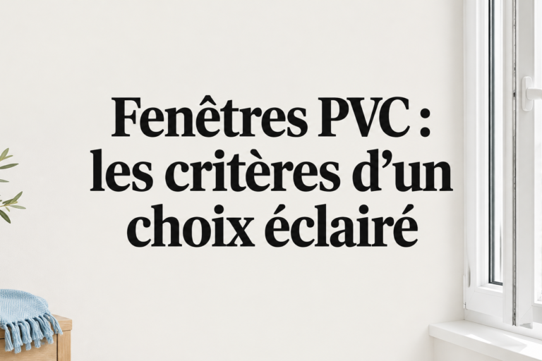 Fenêtre PVC blanche sur mesure dans un intérieur rénové, éclairée par la lumière naturelle