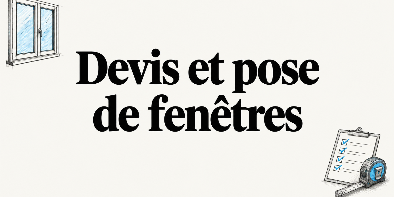 Artisan fenêtres : devis et pose, les points à vérifier