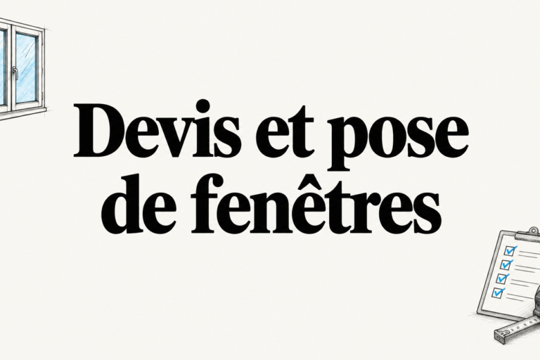 Artisan fenêtres : devis et pose, les points à vérifier