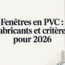 Fenêtre en PVC dans une maison française contemporaine, lumière naturelle et finition soignée